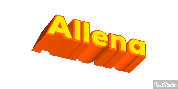 Allena Text effect