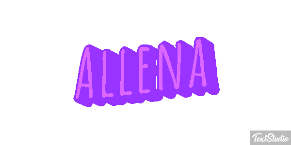 Allena Text effect