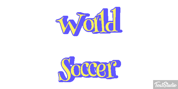 World Soccer Texteffekt