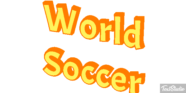 World Soccer Texteffekt