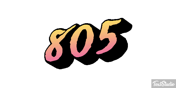 805 Tekst effect