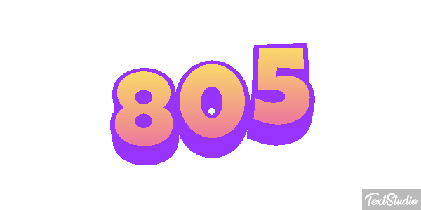 805 Tekst effect