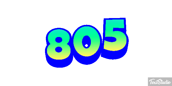 805 Tekst effect