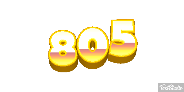 805 Tekst effect