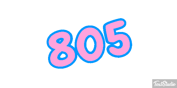 805 Tekst effect
