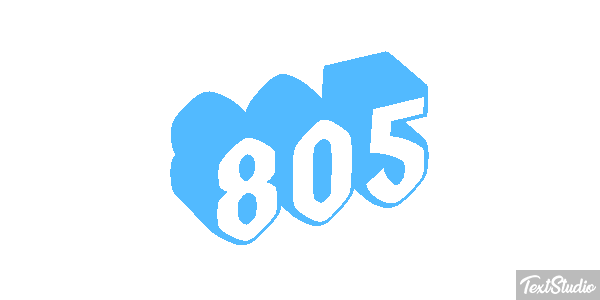 805 Tekst effect