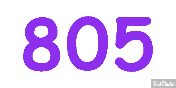 805 Tekst effect