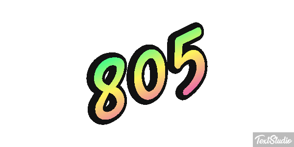 805 Tekst effect