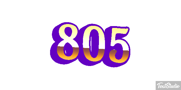 805 Tekst effect