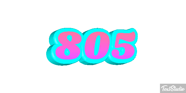 805 Tekst effect
