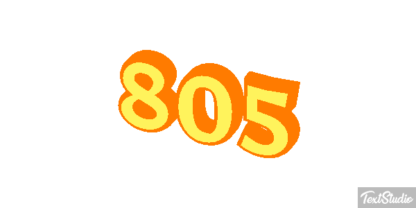 805 Tekst effect