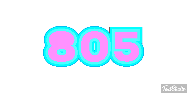 805 Tekst effect