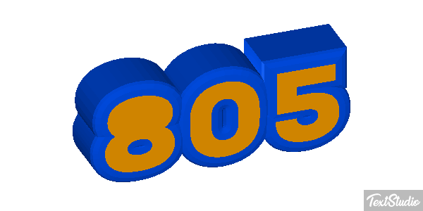 805 Tekst effect