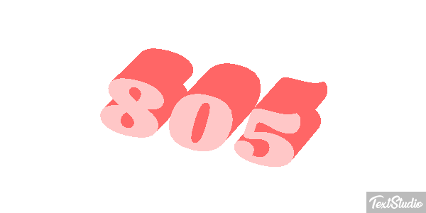 805 Tekst effect
