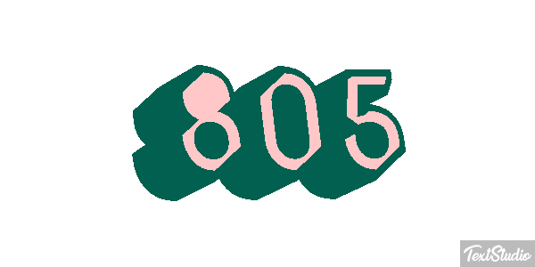 805 Tekst effect