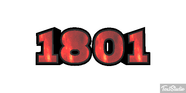 1801 Text effect