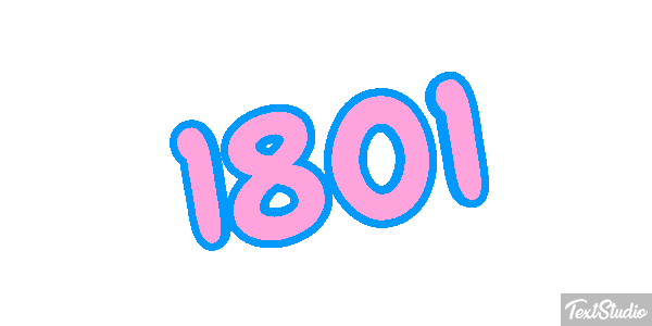 1801 Text effect