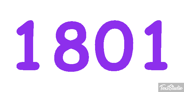 1801 Text effect