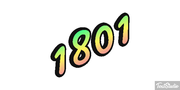 1801 Text effect