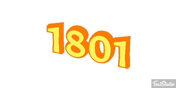 1801 Text effect