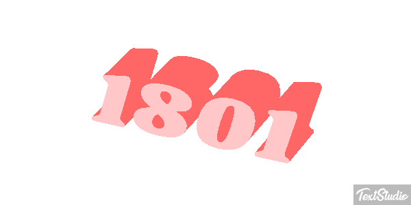1801 Text effect