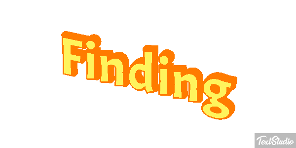Finding Tekst effect
