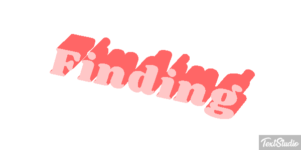 Finding Tekst effect