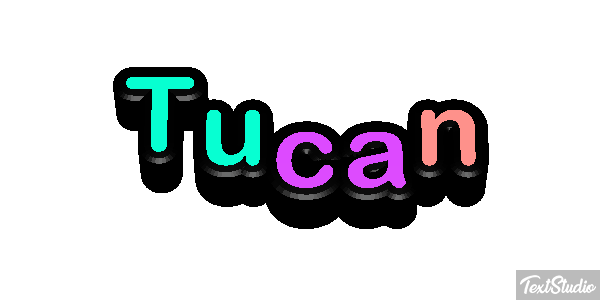 Tucán Efecto de texto