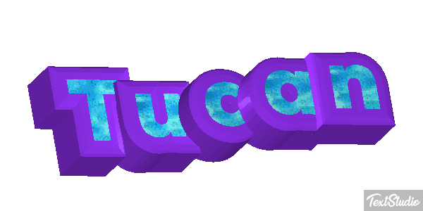 Tucán Efecto de texto