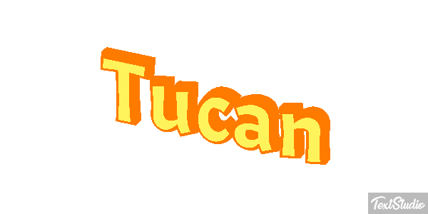 Tucán Efecto de texto