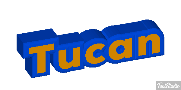 Tucán Efecto de texto