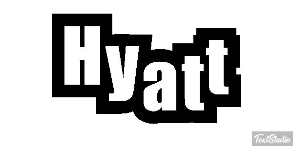 Hyatt Texteffekt