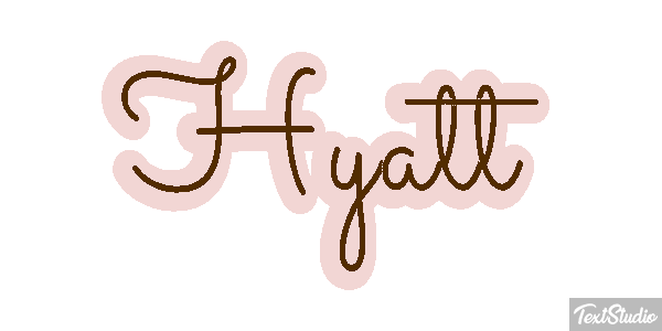 Hyatt Texteffekt