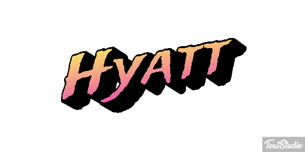 Hyatt Texteffekt