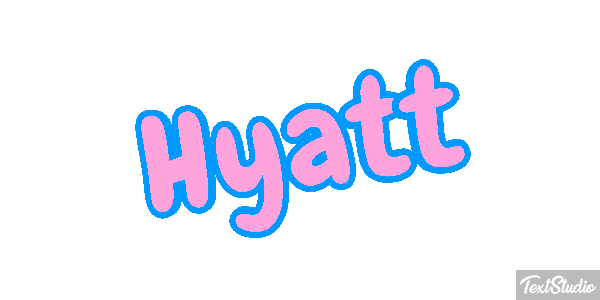 Hyatt Texteffekt