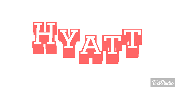 Hyatt Texteffekt