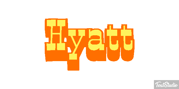 Hyatt Texteffekt