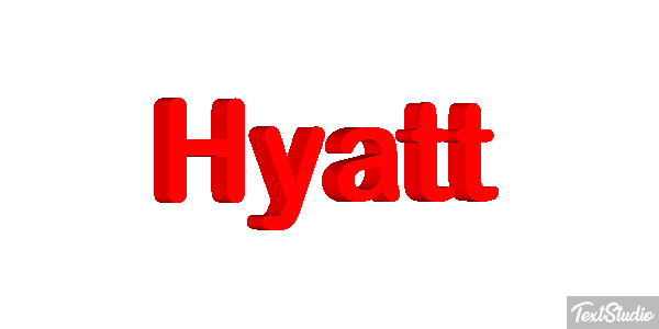 Hyatt Texteffekt