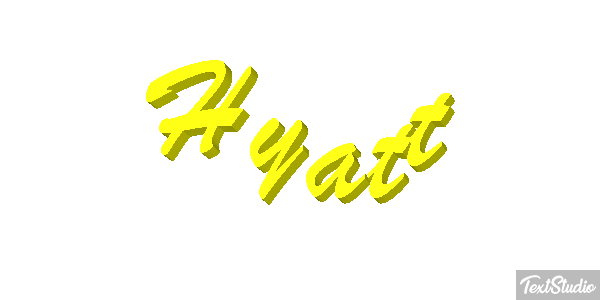 Hyatt Texteffekt
