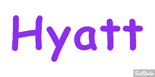 Hyatt Texteffekt