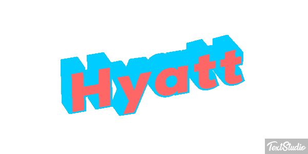 Hyatt Texteffekt