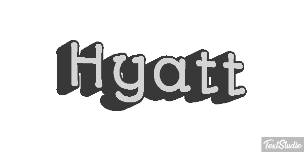 Hyatt Texteffekt