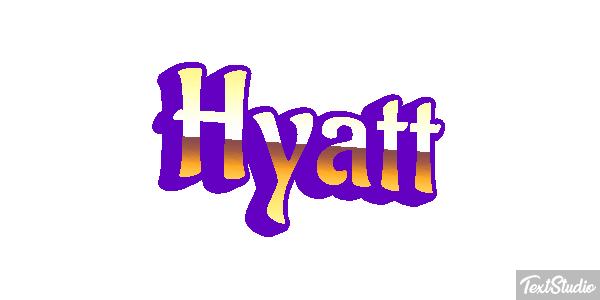 Hyatt Texteffekt