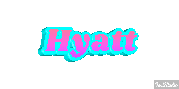Hyatt Texteffekt