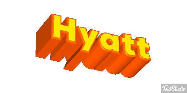 Hyatt Texteffekt