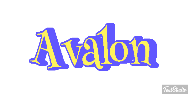 Avalon Effet de texte
