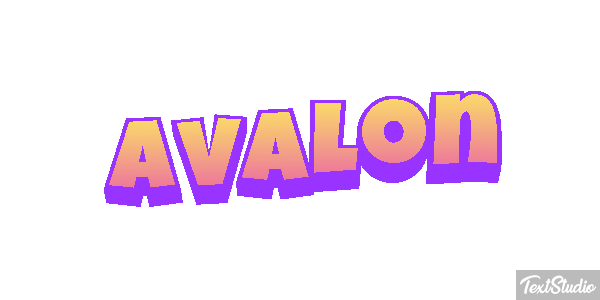 Avalon Effet de texte