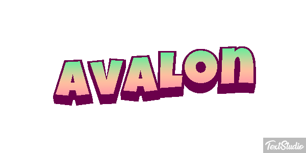 Avalon Effet de texte