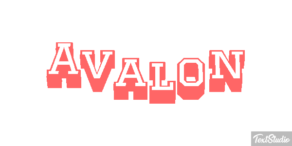 Avalon Effet de texte