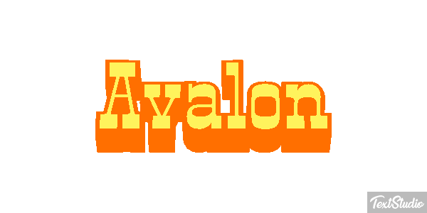 Avalon Effet de texte